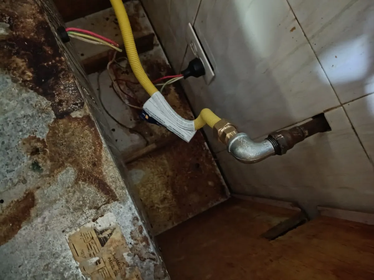 Instalación de Estufa Empotrable - trabajo 2